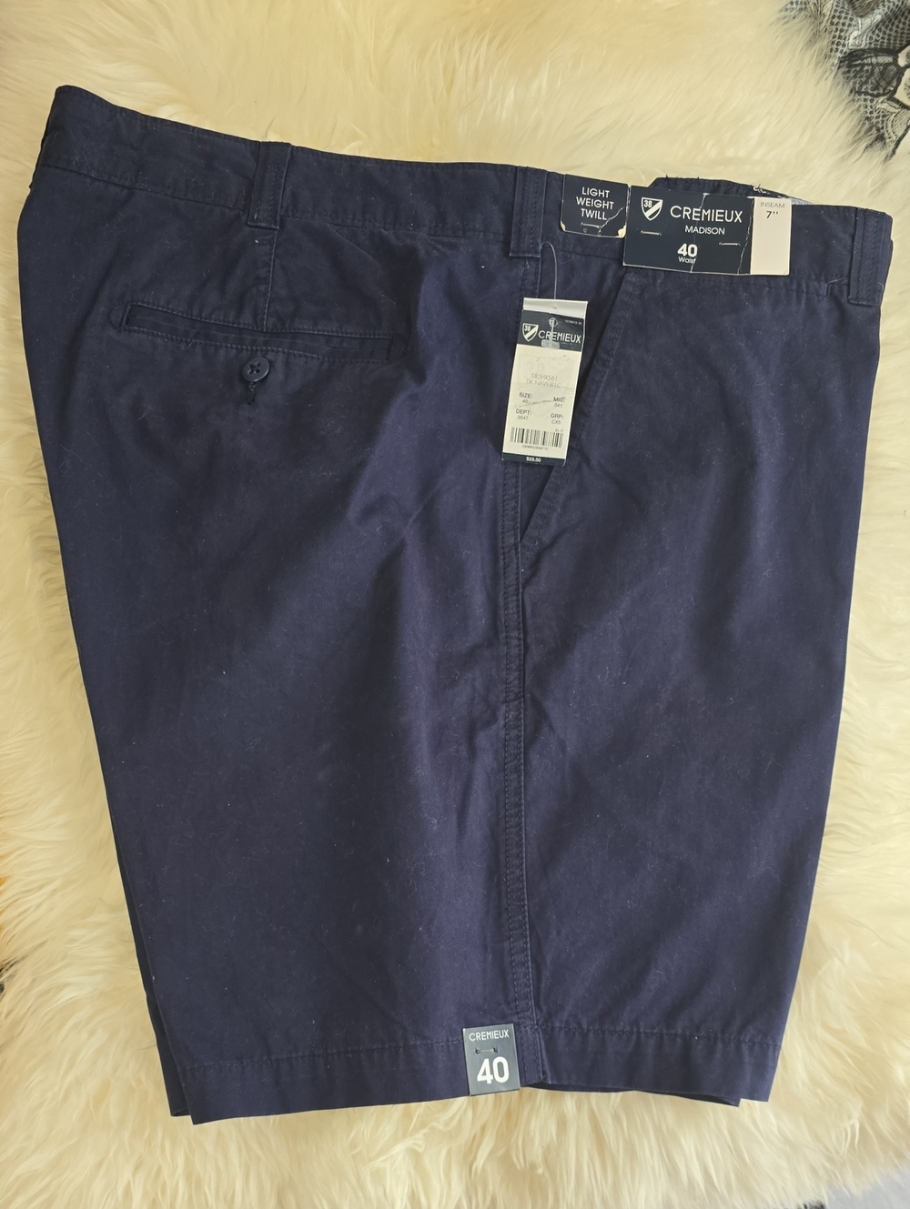 Cremieux  Navy Shorts